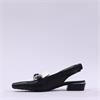Hispanitas Azucena Slingback Block Heel - Black White